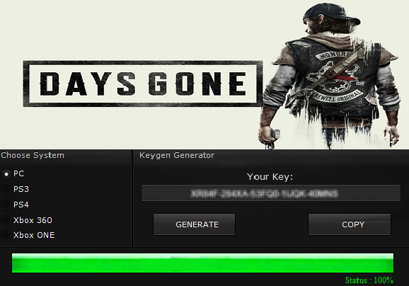 key gen for days gone torrent download