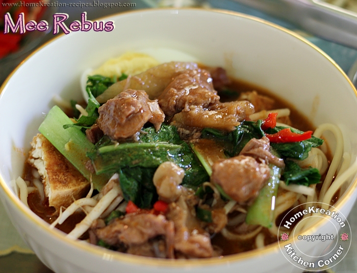 HomeKreation - Kitchen Corner: Mee Rebus II