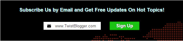Horizontal Subscription Box widget For Blogger