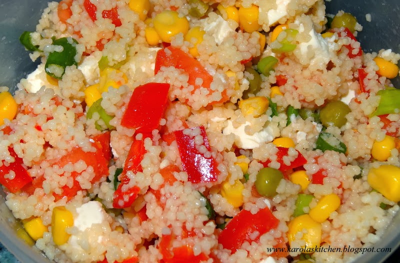 Karola's Kitchen Kolorowa sałatka z kuskusem / Colourful Couscous Salad