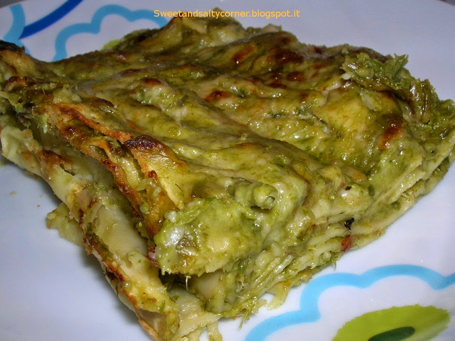 lasagne alla crema di asparagi selvatici