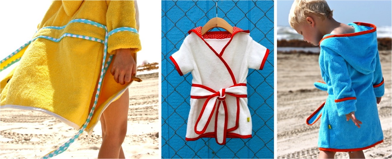 dana's test blog Pattern Remix Beach Robe Pattern to cozy House Robe