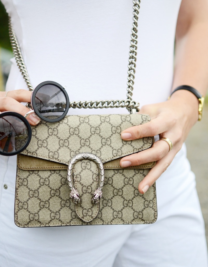 Small Gucci Dionysus bag blogger