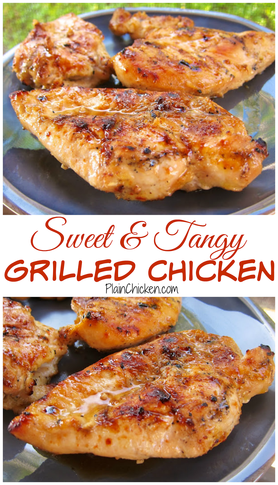 Sweet & Tangy Grilled Chicken Plain Chicken®