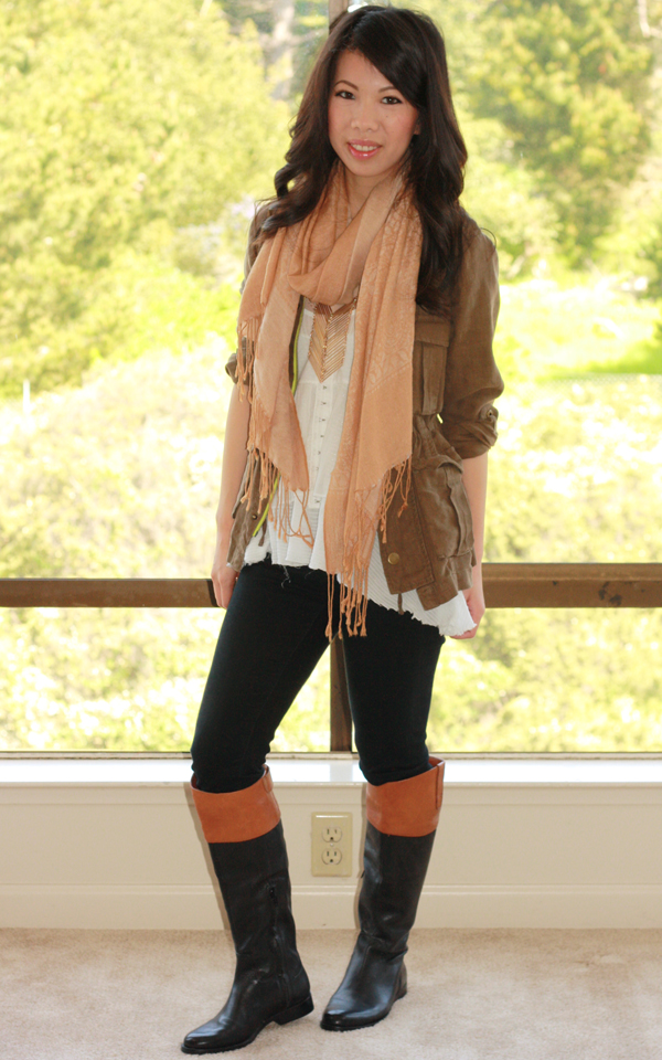 All About Fashion Stuff: Ralph Lauren Janessa Two Tone Riding Boots ...