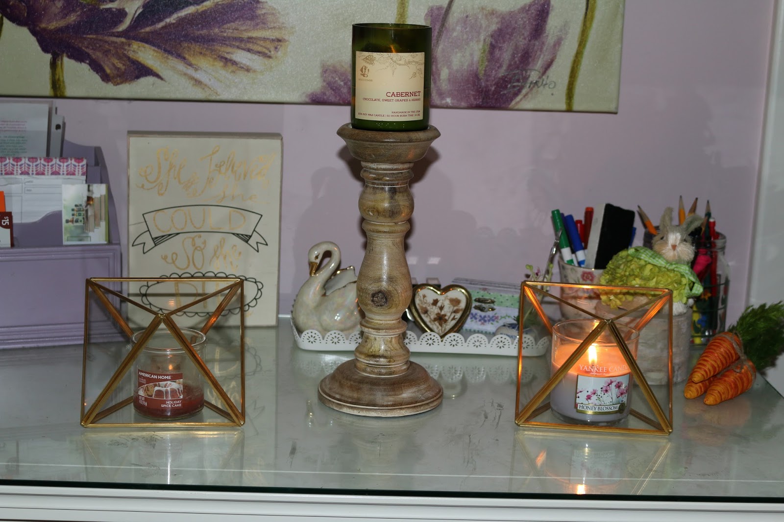 Candle Holders from Pier One & Joann Madison Taylor