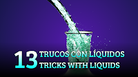 13 Trucos experimentos con líquidos