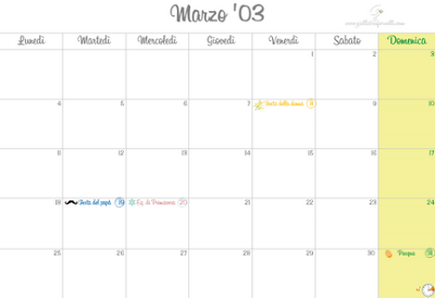 MONTHLY PLANNER #2 MARZO 2013
