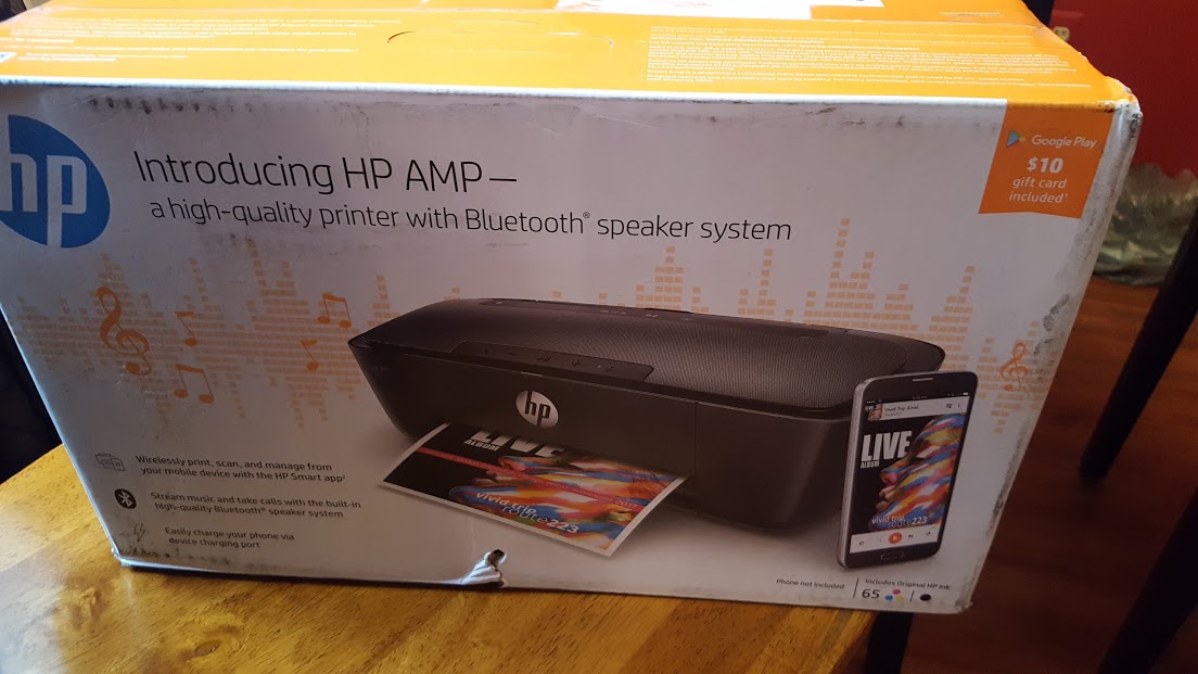 Tech review: HP AMP 100 Printer with built-in Bluetooth speaker