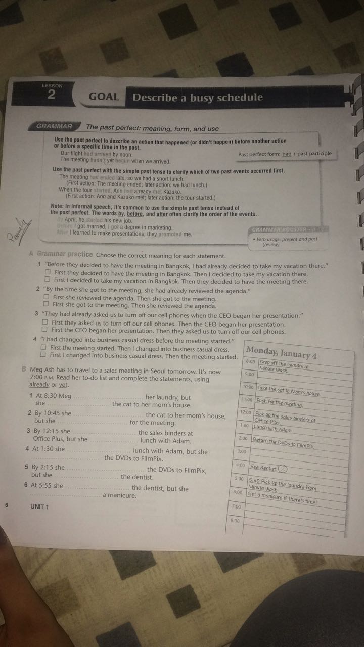 English Classes Top Notch 3 Unit 1