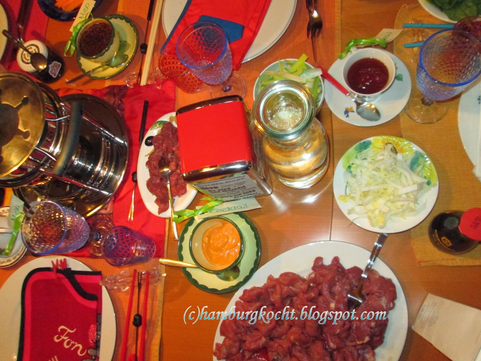 Hamburg kocht! Fondue im Shabu ShabuStil und Verkostung der neuen