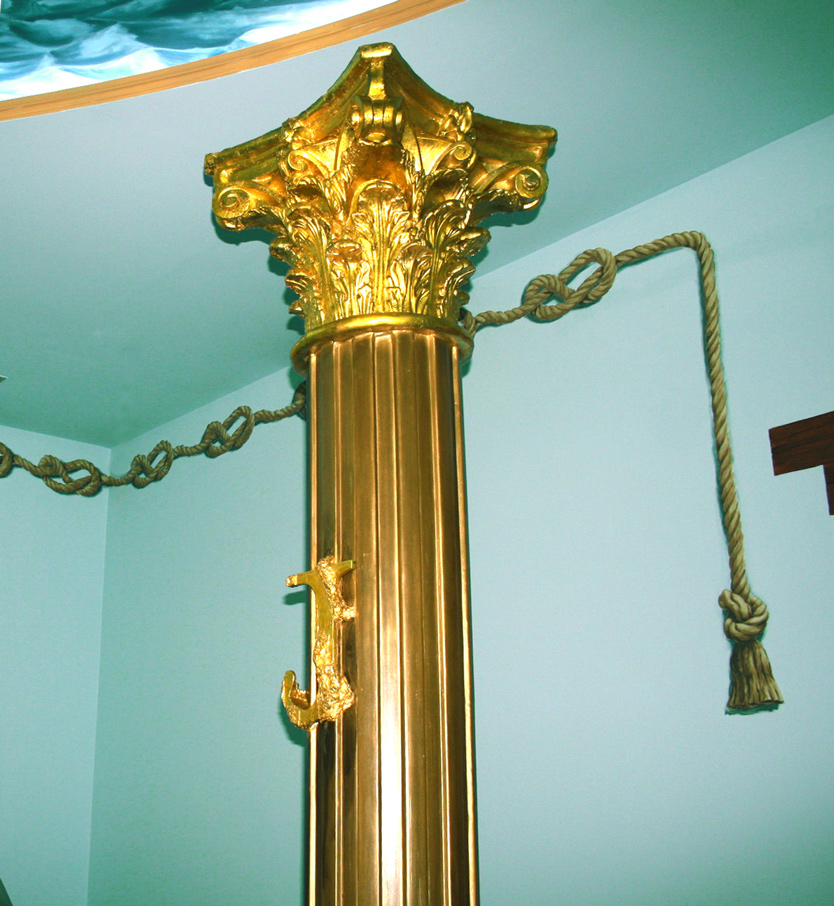 masonic temple decoration the columns
