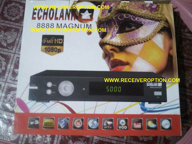 ECHOLANK 8888 MAGNUM HD RECEIVER POWERVU KEY OPTION