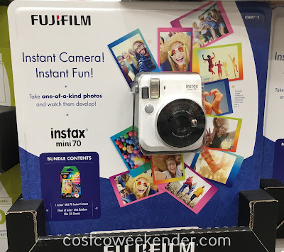 Get pics developed on the spot with the Fuji instax Mini 70 Instant Camera