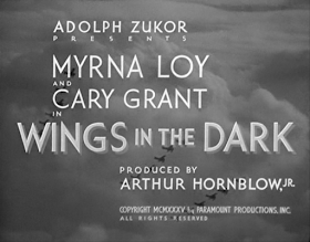 Wings In the Dark Title Card