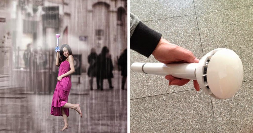 Air Umbrella un parapluie invisible Le Grand Univers