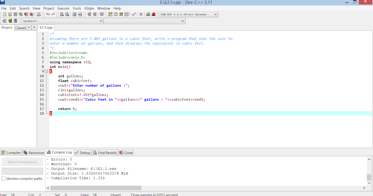 1 program that asks