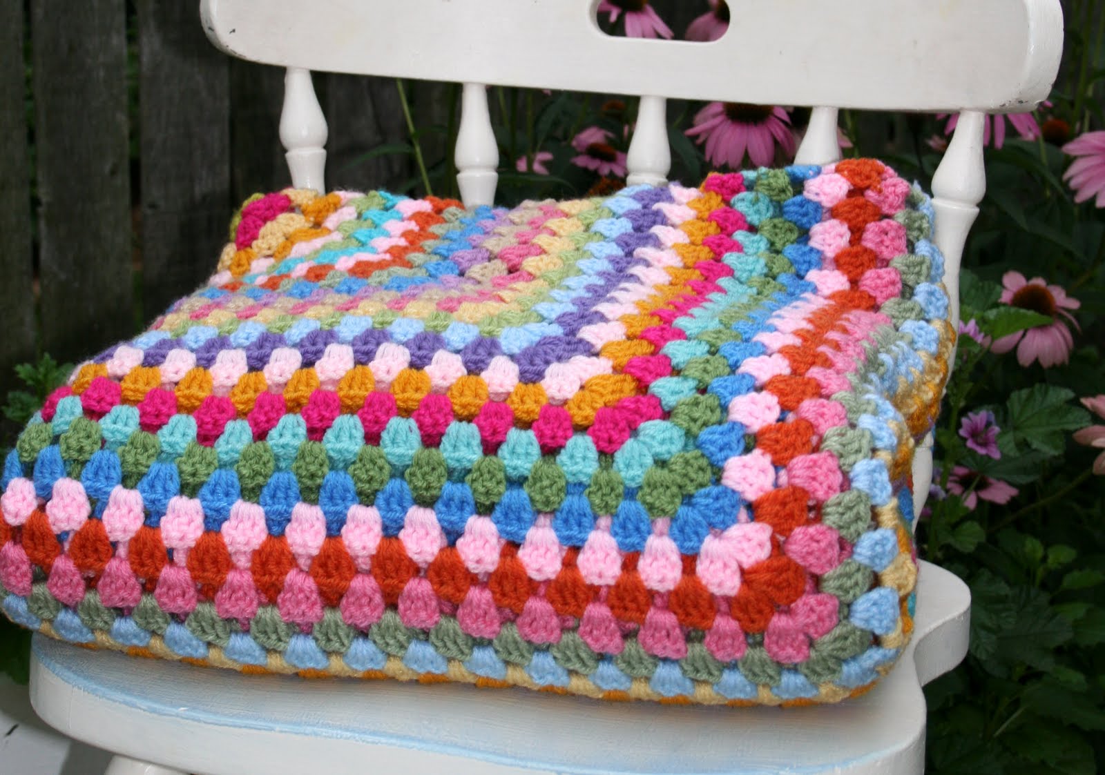 Priscillas The Giant Granny Square Blanket is Finished