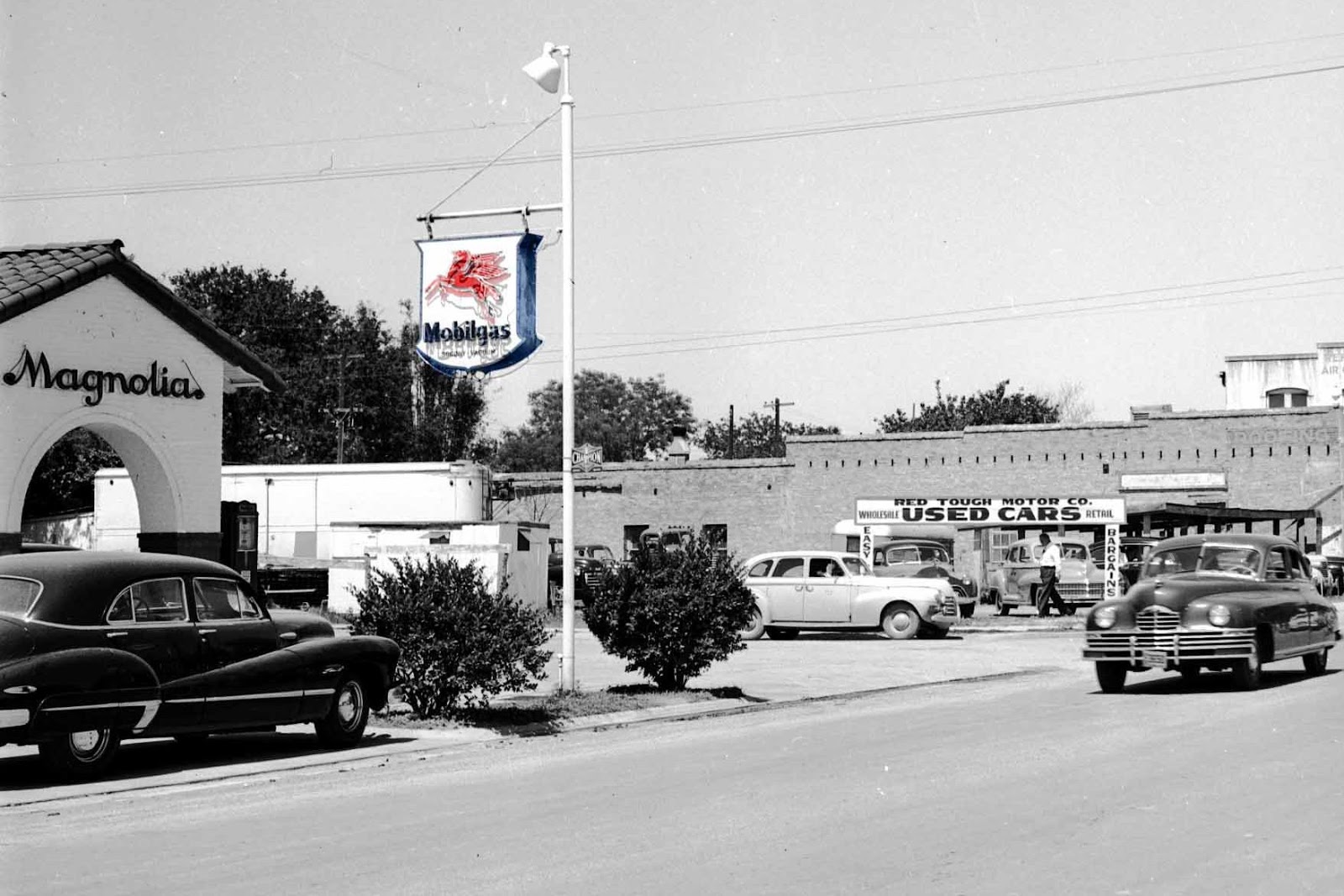 Brownsville Station 1935 Magnolia Gas Station E Elizabeth & 3rd