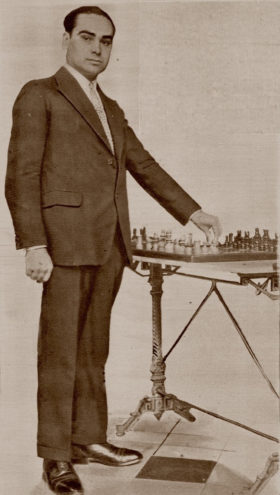 El ajedrecista Josep Vilardebó i Picurena en 1928