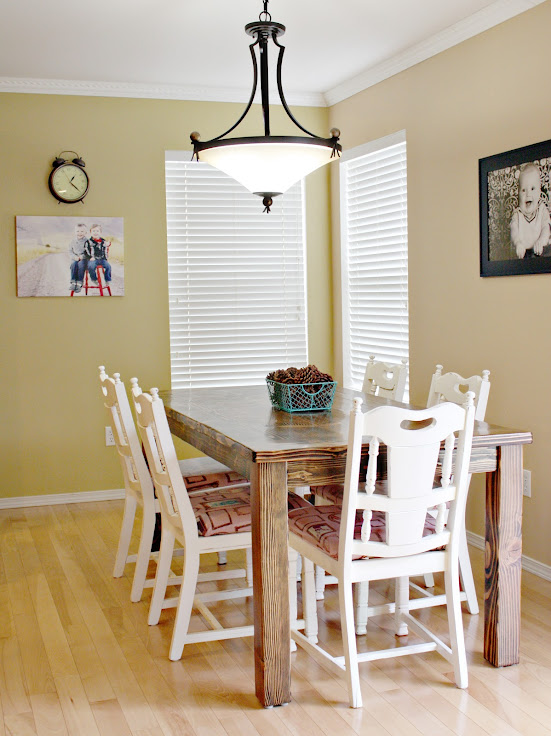how to build a dining room table plans