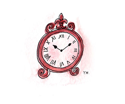 clock by Yukié Matsushita