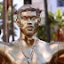 Kanye West Crucifix Statue Appears in Hollywood a Block From Dolby Theatre 