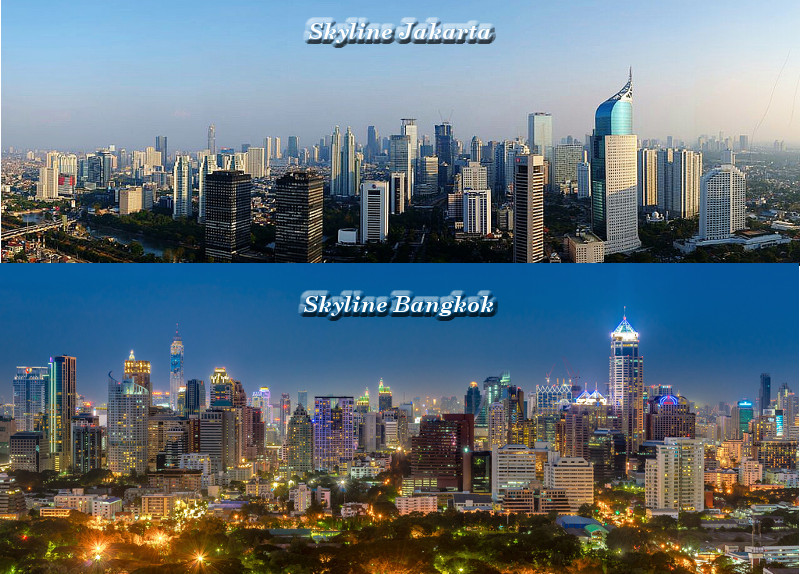 Perbandingan Skyline Kota di Indonesia dengan Kota di Thailand ~ Kota Kita