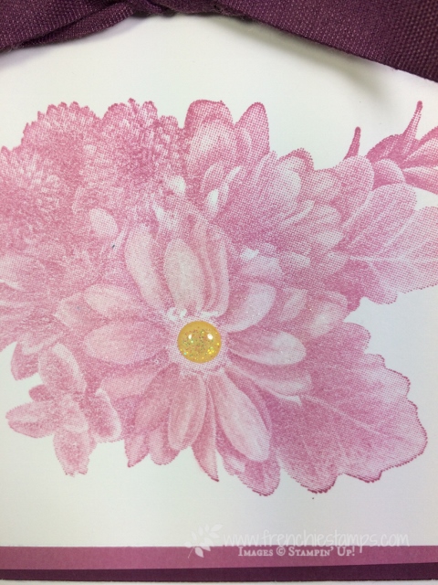 Heartfelt Blooms, Stamp on the Go with Frenchie, 4 x 4 card, Stampin'Up!