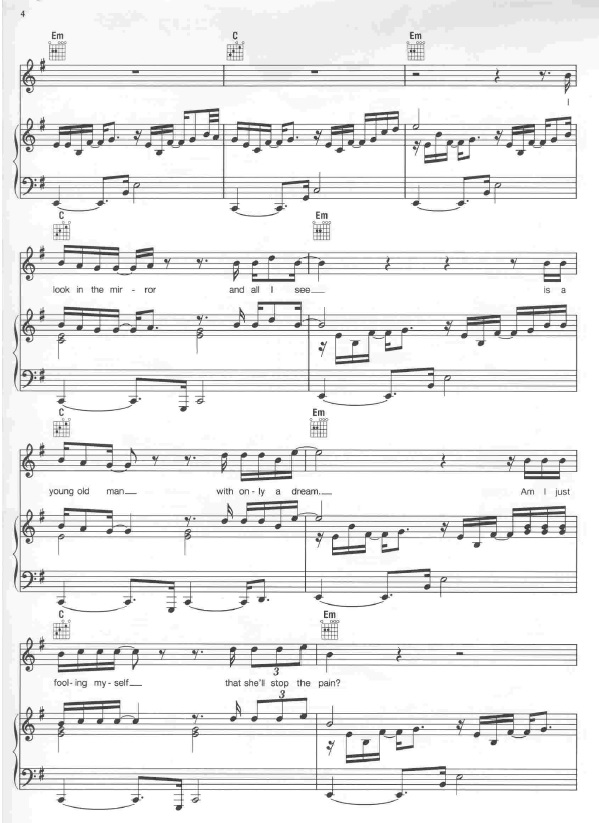 Dirty Dancing Shes Like the Wind Partituras para Piano