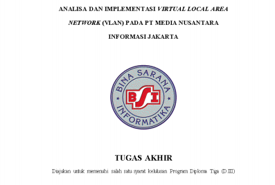 Pdf Download Tugas Akhir Teknik Komputer Analisa Dan Implementasi Vlan