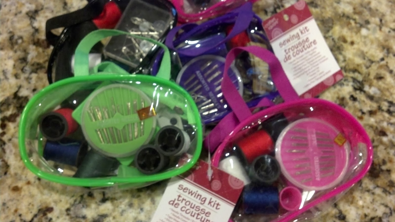 Sewing Kit at Dollar Tree for 1