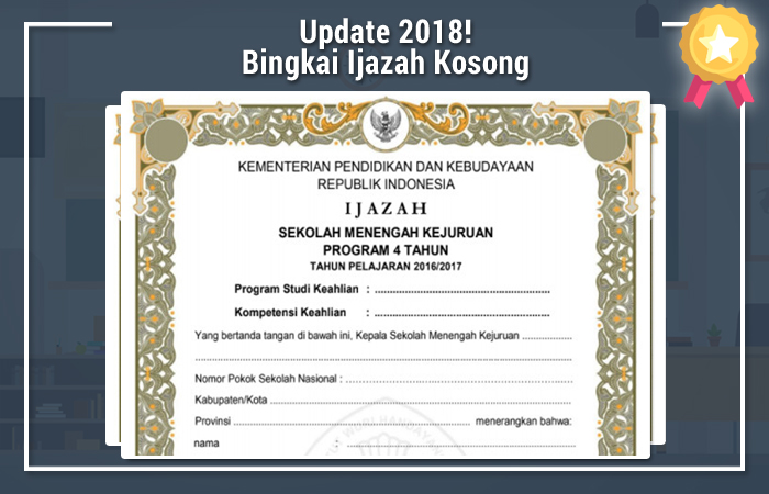Download Bingkai Ijazah Kosong Dan Sertifikat Piagam Penghargaan Format Word Blog Edukasi