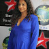Vidya Balan Stills In Blue Dress at Nach Baliye Grand Finale