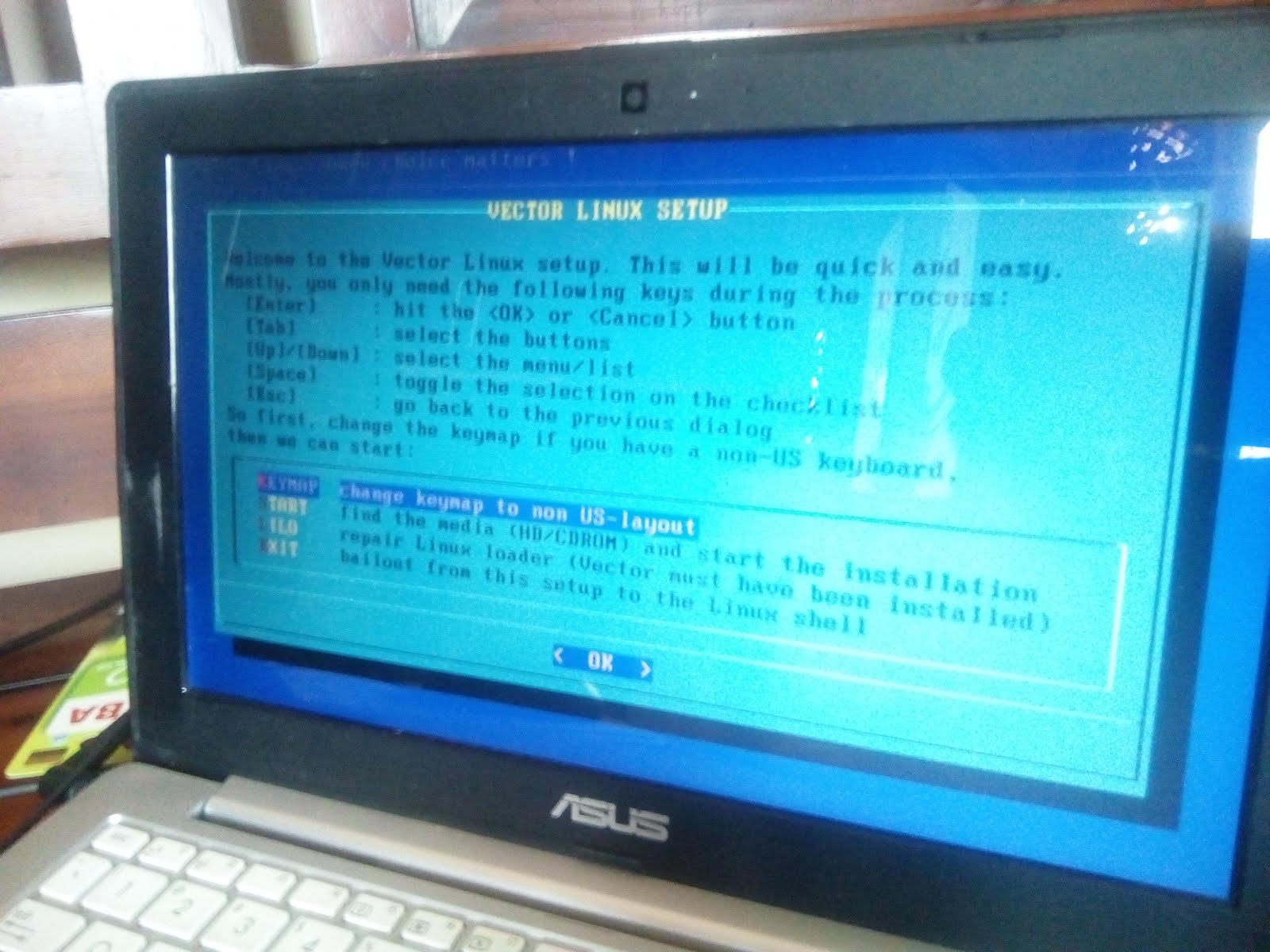 Install linux from grub on usb liomh