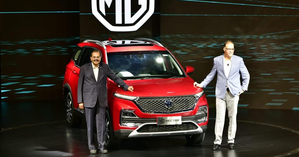 MG Motor unveils Hector, India’s first car With 19 exclusive