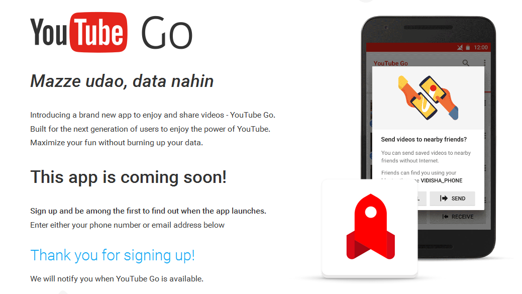Available on youtube. Youtube go. youtube availability.
