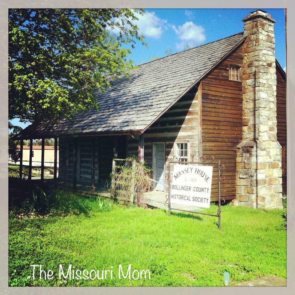The Missouri Mom Massey Log House and the Alma Fisher School in Marble