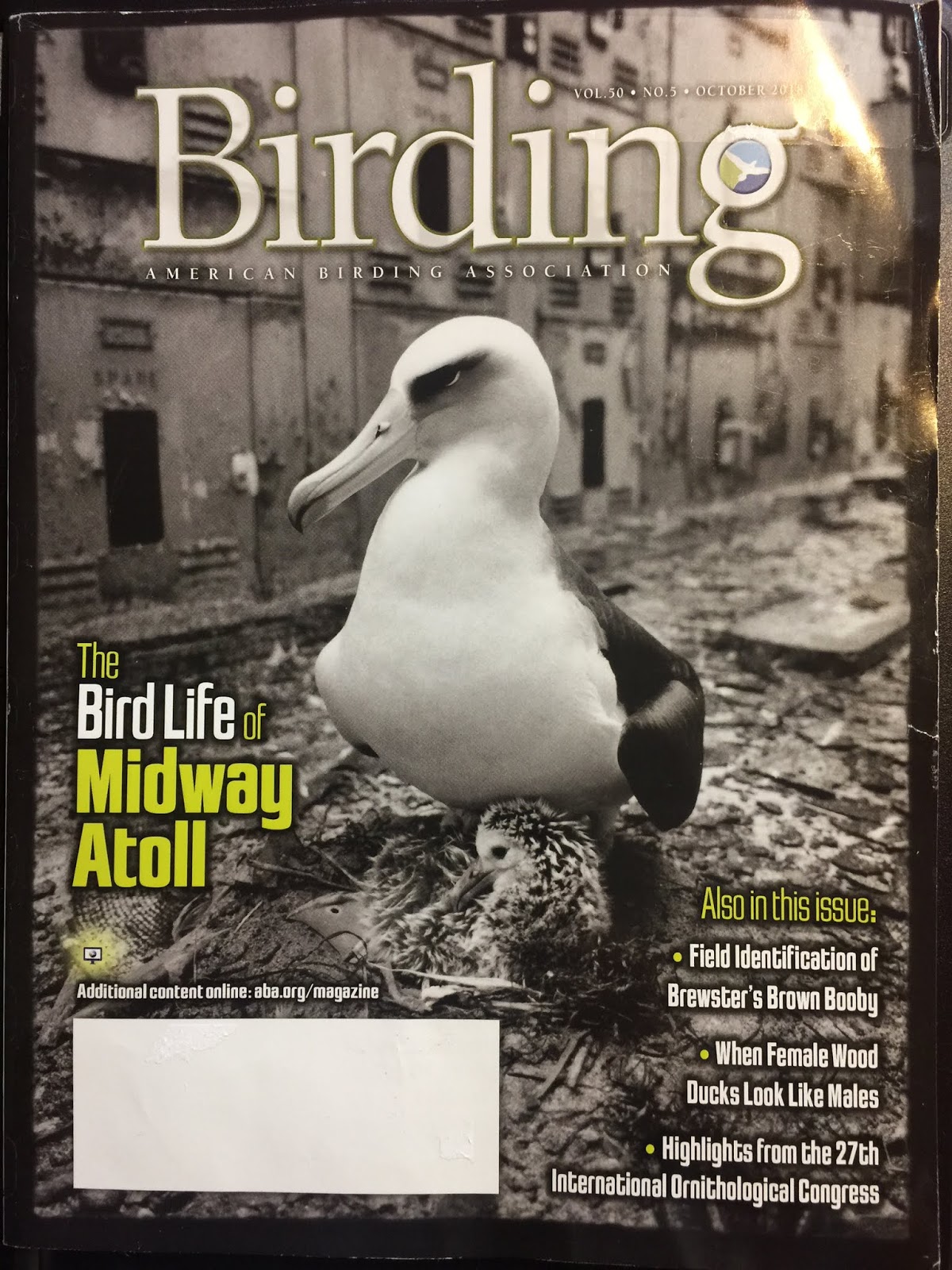 ABA Birding Magazine published my photo!