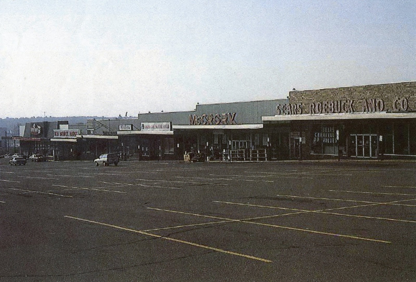 Neon Rocketship Hazleton Shopping Center In The 80's
