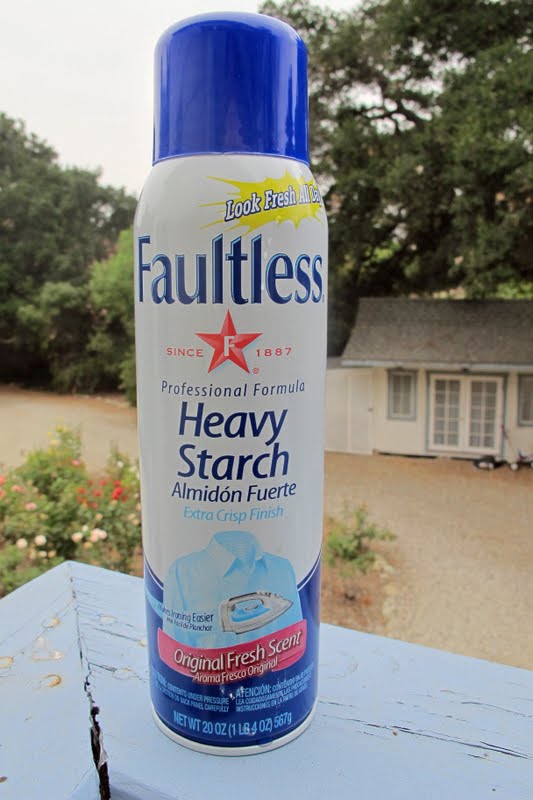 Sew country chick DIY and couture sewing Rediscovering Spray Starch