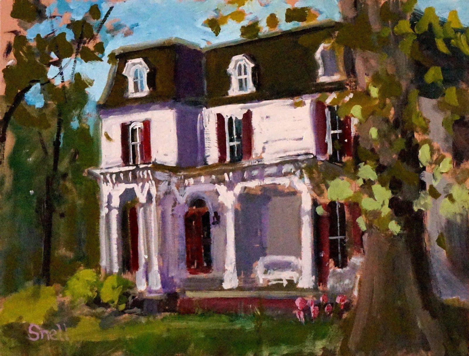 Snell Art Blog Shipley Mansion