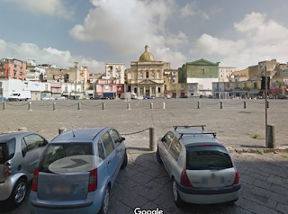 The Piazza Mercato is an open space not far from the main  port of Naples between Corso Umberto I and the waterfront 