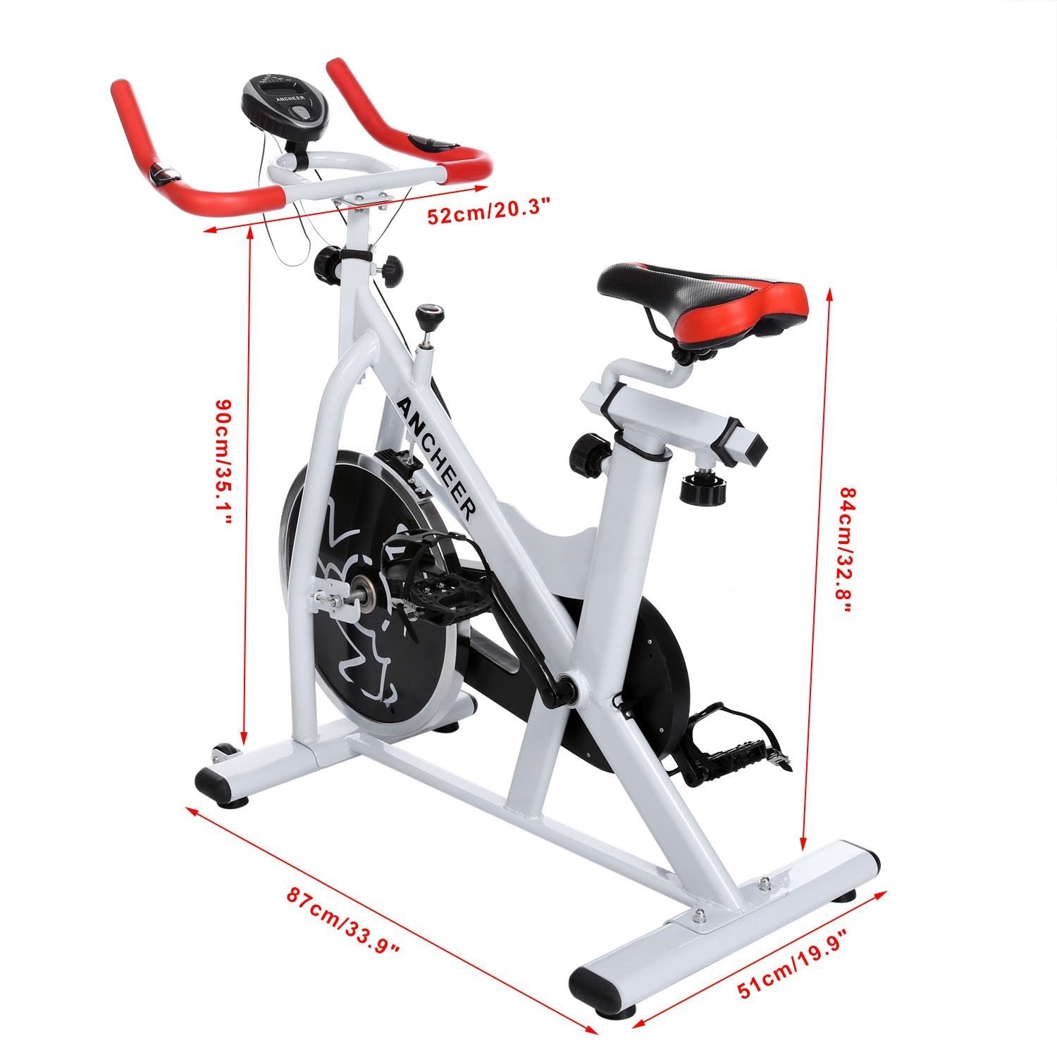 Exercise Bike Zone Ancheer SP3900 Indoor Cycling Bike, Spin Bike, Review