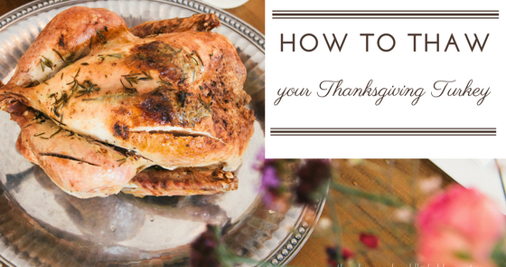 How to Thaw Your Thanksgiving Turkey