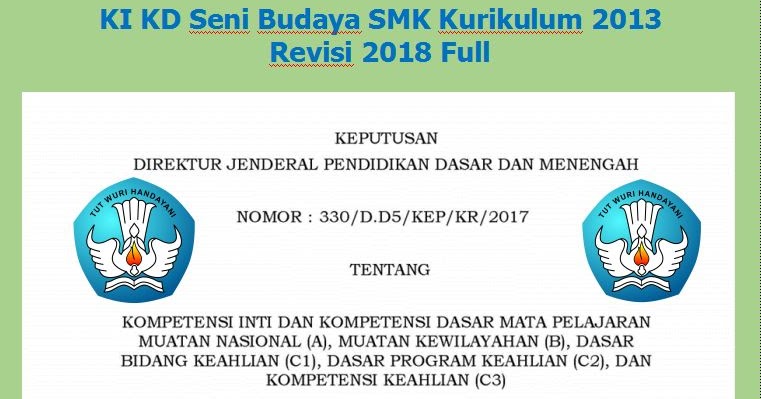 Download Silabus Seni Budaya Kelas X Kurikulum 2013 Guru
