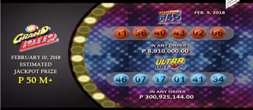lotto result february 22