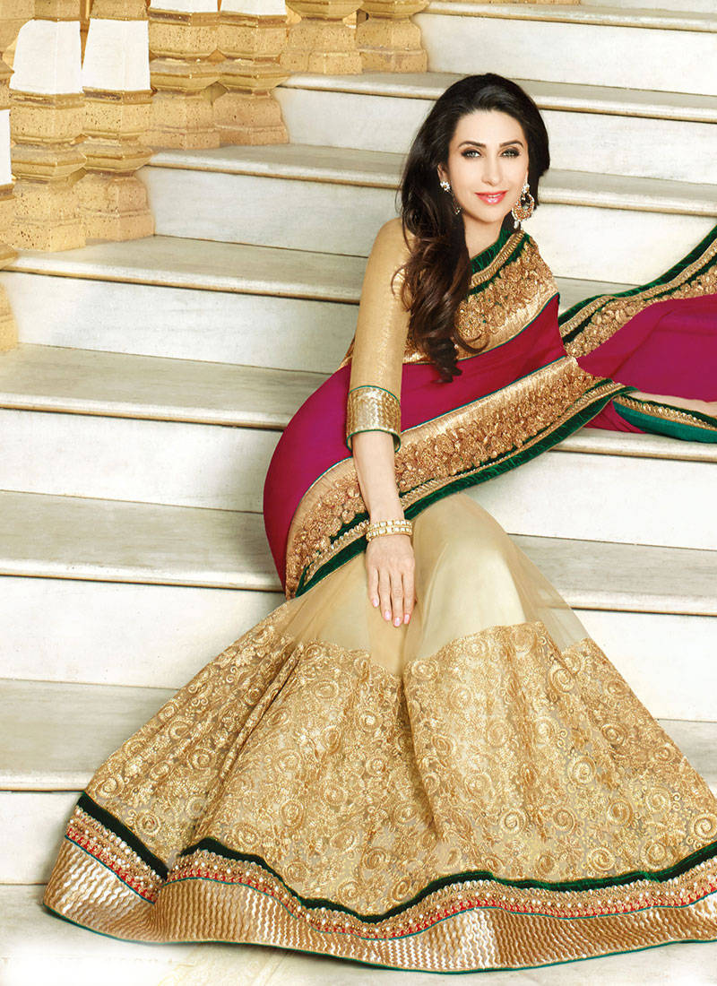 bridal saree work designs