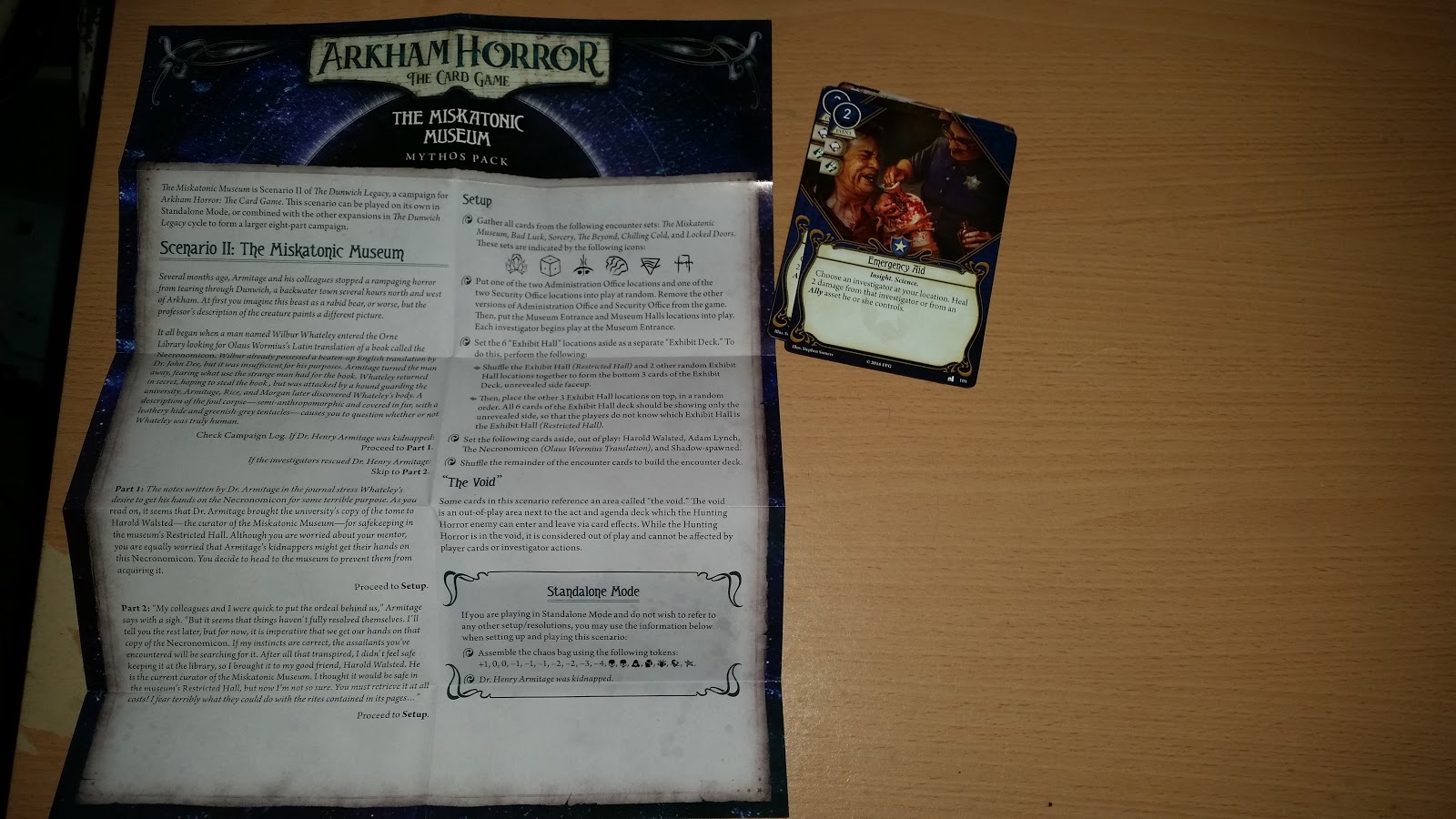 Arkham Horror The Card Game Miskatonic Museum Mythos Pack Brand New 