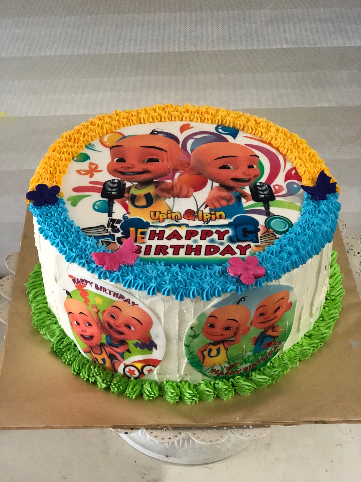 ninie cakes house Upin & Ipin Birthday Cake